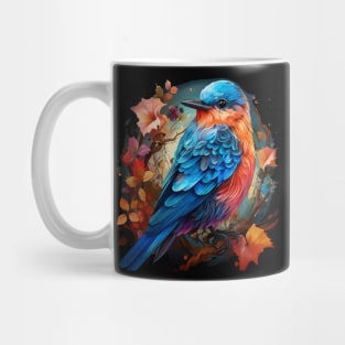 Eastern Bluebird Rainbow Mug